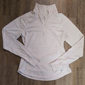 Elegant White Long Sleeve Women's Top